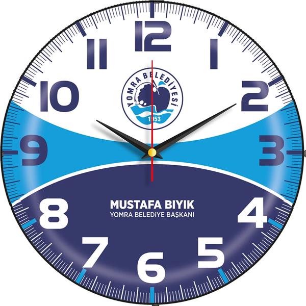 Bombe Cam Duvar Saati